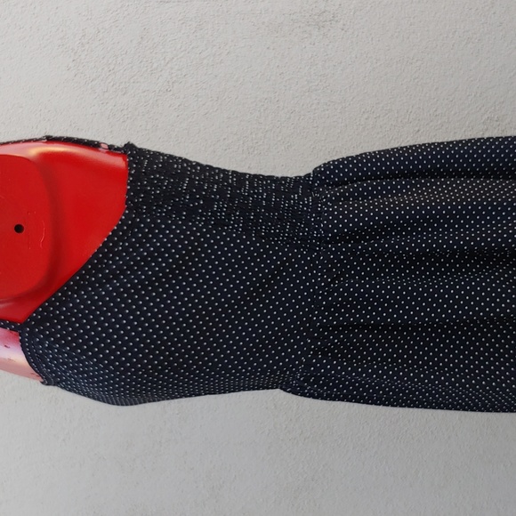 Women's High Waist Polkadot Dress in Black & White, 12 size - Picture 5 of 13